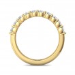 FlyerFit® 18K Yellow Gold Shared Prong Wedding Band