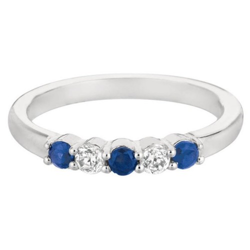 FlyerFit&reg; 18K White Gold Anniversary Bands