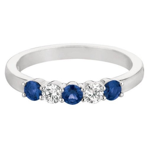 FlyerFit&reg; 18K White Gold Anniversary Bands