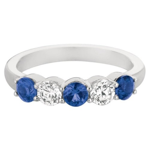 FlyerFit&reg; 18K White Gold Anniversary Bands