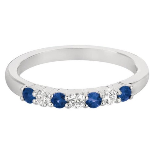 FlyerFit&reg; 18K White Gold Anniversary Bands