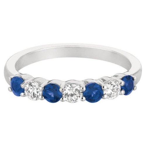 FlyerFit&reg; 14K White Gold Anniversary Bands