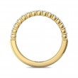 FlyerFit® 18K Yellow Gold Shared Prong Wedding Band
