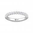 FlyerFit® 14K White Gold Vintage Wedding Band