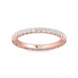FlyerFit® 18K Pink Gold Vintage Wedding Band