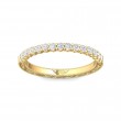 FlyerFit® 18K Yellow Gold Vintage Wedding Band