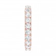 FlyerFit® 18K Pink Gold Eternity Wedding Band