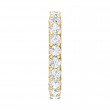 FlyerFit® 18K Yellow Gold Eternity Wedding Band