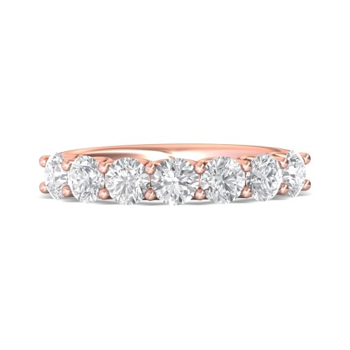 FlyerFit&reg; 14K Pink Gold Anniversary Bands