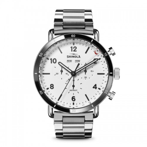 Canfield Sport Chronograph Watch - White