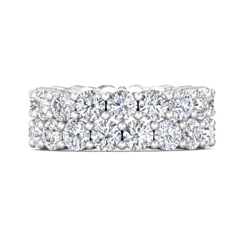 FlyerFit&reg; 14K White Gold Anniversary Bands