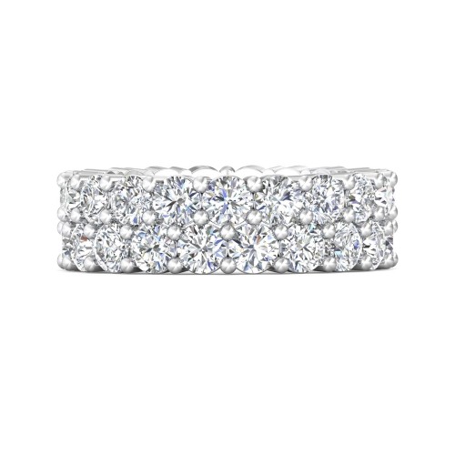 FlyerFit&reg; 18K White Gold Anniversary Bands