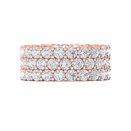 FlyerFit&reg; 14K Pink Gold Anniversary Bands