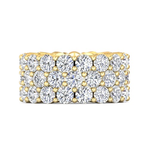 FlyerFit&reg; 18K Yellow Gold Anniversary Bands