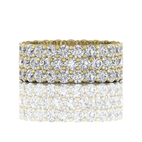 FlyerFit&reg; 14K Yellow Gold Anniversary Bands