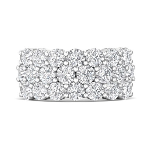 FlyerFit&reg; 14K White Gold Anniversary Bands