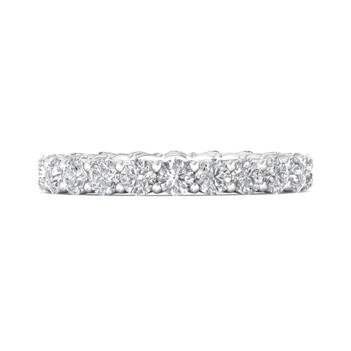FlyerFit&reg; Platinum Eternity Wedding Band