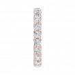 FlyerFit® 14K Pink Gold Eternity Wedding Band