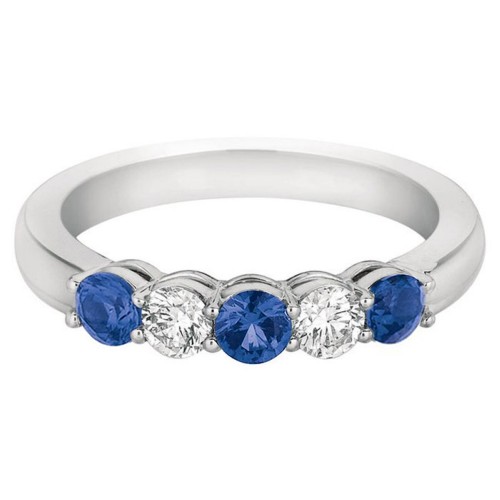 FlyerFit&reg; 14K White Gold Anniversary Bands