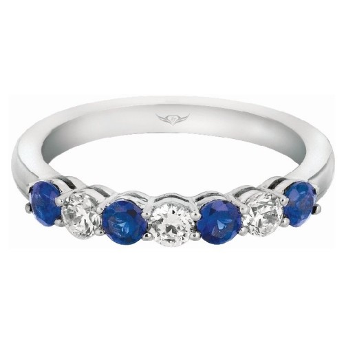 FlyerFit&reg; 14K White Gold Anniversary Bands