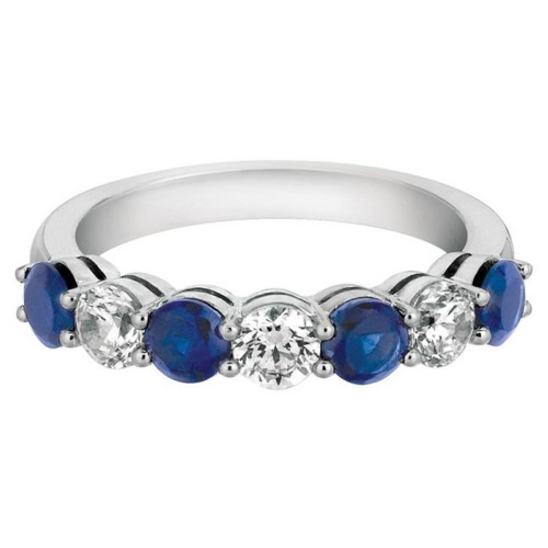 FlyerFit&reg; 18K White Gold Anniversary Bands