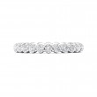 FlyerFit® Platinum Eternity Wedding Band