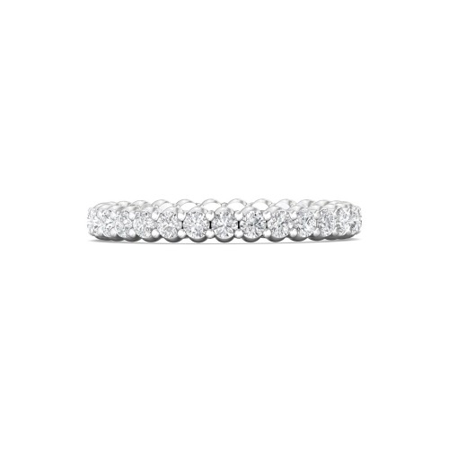 FlyerFit&reg; Platinum Eternity Wedding Band