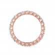 FlyerFit® 14K Pink Gold Eternity Wedding Band
