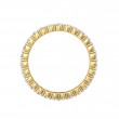 FlyerFit® 14K Yellow Gold Eternity Wedding Band