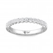 FlyerFit® Platinum Vintage Wedding Band
