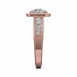 FlyerFit® 18K Pink Gold Encore Engagement Ring