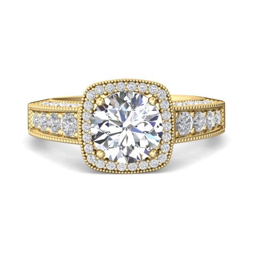 FlyerFit&reg; 14K Yellow Gold Encore Engagement Ring