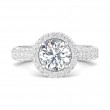 FlyerFit® 18K White Gold Encore Engagement Ring