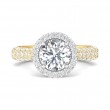 FlyerFit® 14K Yellow and 14K White Gold Encore Engagement Ring