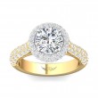 FlyerFit® 14K Yellow and 14K White Gold Encore Engagement Ring