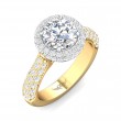 FlyerFit® 14K Yellow and 14K White Gold Encore Engagement Ring