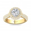 FlyerFit® 14K Yellow Gold Encore Engagement Ring