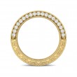 FlyerFit® 14K Yellow Gold Vintage Wedding Band