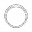 FlyerFit® Platinum Vintage Wedding Band