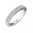FlyerFit® Platinum Vintage Wedding Band
