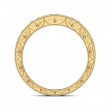 FlyerFit® 18K Yellow Gold Vintage Wedding Band