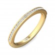 FlyerFit® 14K Yellow Gold Channel  Wedding Band