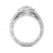 FlyerFit® Platinum Vintage Engagement Ring