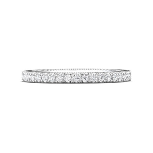 FlyerFit&reg; Platinum Vintage Wedding Band