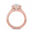 FlyerFit® 14K Pink Gold Vintage Engagement Ring