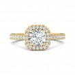 FlyerFit® 18K Yellow Gold Vintage Engagement Ring