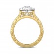 FlyerFit® 14K Yellow and 14K White Gold Vintage Engagement Ring