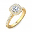 FlyerFit® 14K Yellow Gold Vintage Engagement Ring