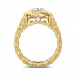 FlyerFit® 14K Yellow Gold Vintage Engagement Ring