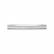 FlyerFit® 14K White Gold Micropave Bead Set Wedding Band